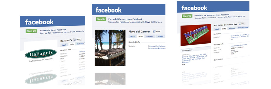 Facebook Campañas en redes sociales
